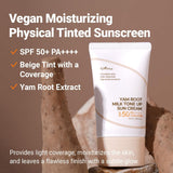 Yam Root Milk Tone Up Sun Cream SPF 50 PA++++