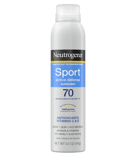 Sport Active Defense with Broad Spectrum SPF 70 Sunscreen Spray