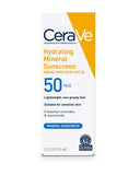 Hydrating Mineral Sunscreen SPF 50 Face Lotion 75ml