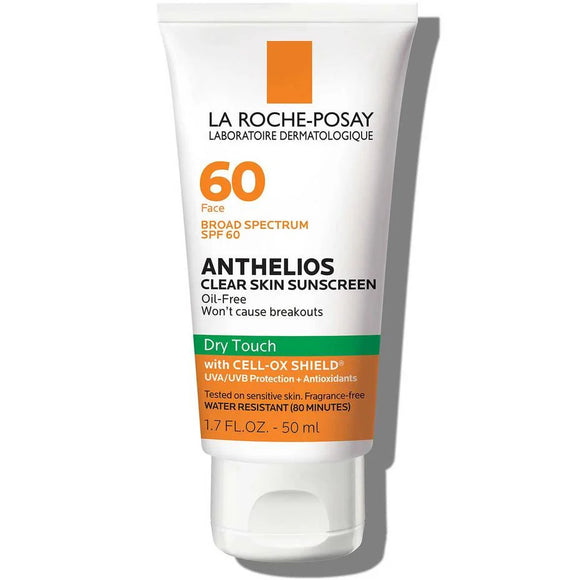 ANTHELIOS CLEAR SKIN OIL FREE SUNSCREEN SPF 60
